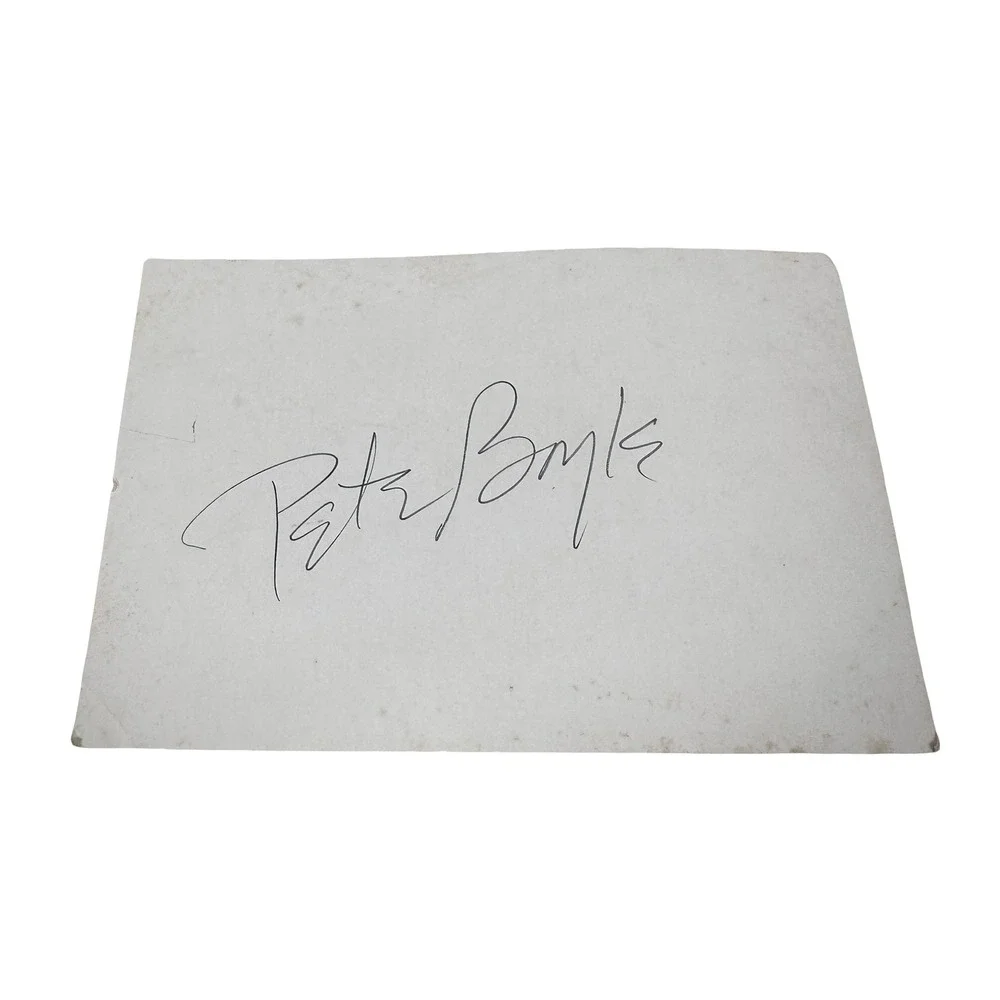 Vintage Sylvan Seal Milk Chuck Wagon Pete Signed Pete Boyle Autographed Picture
